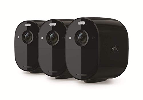 Arlo Essential Spotlight 3 Security Camera CCTV system | Wireless WiFi, 1080p Video, Colour Night Vision, 2-Way Audio, 6-Month Battery Life, Motion Activated, Direct to WiFi, No Hub Needed, VMC2330B