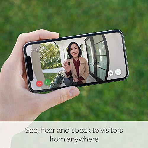 Ring Video Doorbell 3 Plus | 1080p HD video, Advanced Motion Detection, 4-second previews and easy installation | With 30-day free trial of Ring Protect Plan