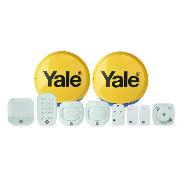 Yale AC-PIR Sync Smart Home Alarm Accessory PIR Motion Detector, White, Motion Detectors, DIY Friendly, App Control
