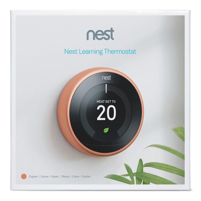 Google Nest T3031EX Nest Learning Thermostat 3rd Gen Copper