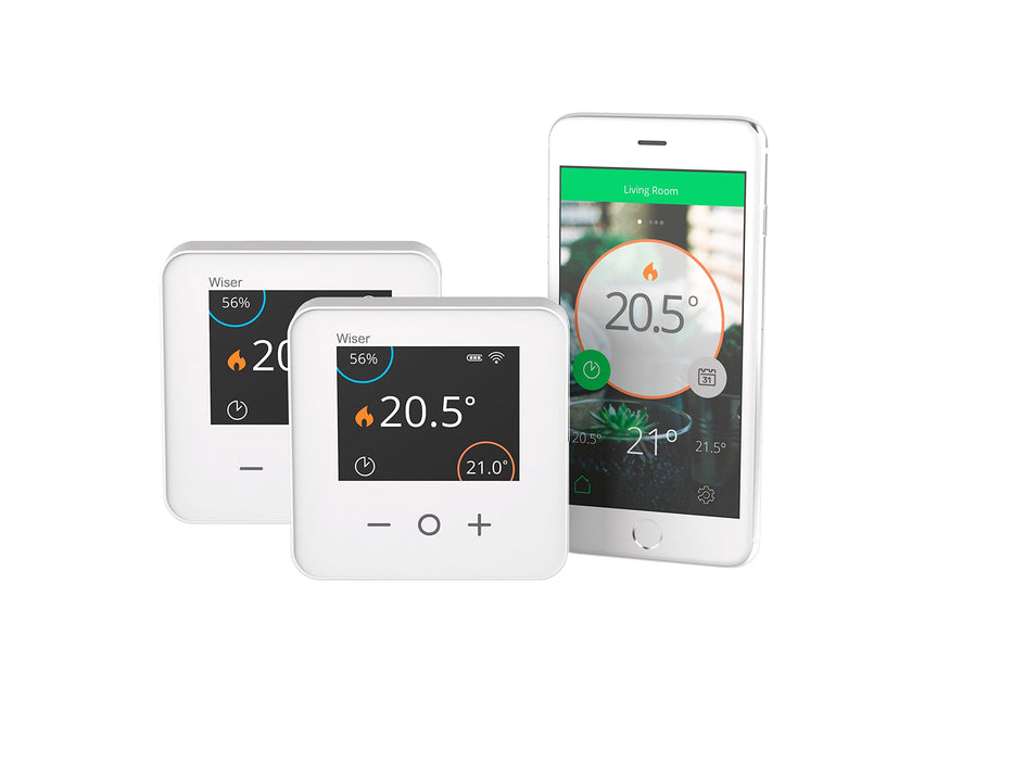 Drayton Wiser Smart Thermostat Dual Zone Heating and Hot Water Control - Works with Amazon Alexa, Google Home, IFTTT