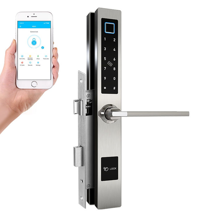 Liscn Fingerprint Door lock, Waterproof  Smart  Door Lock Intelligent Biometric Door Lock Electronic Fingerprint Lock
