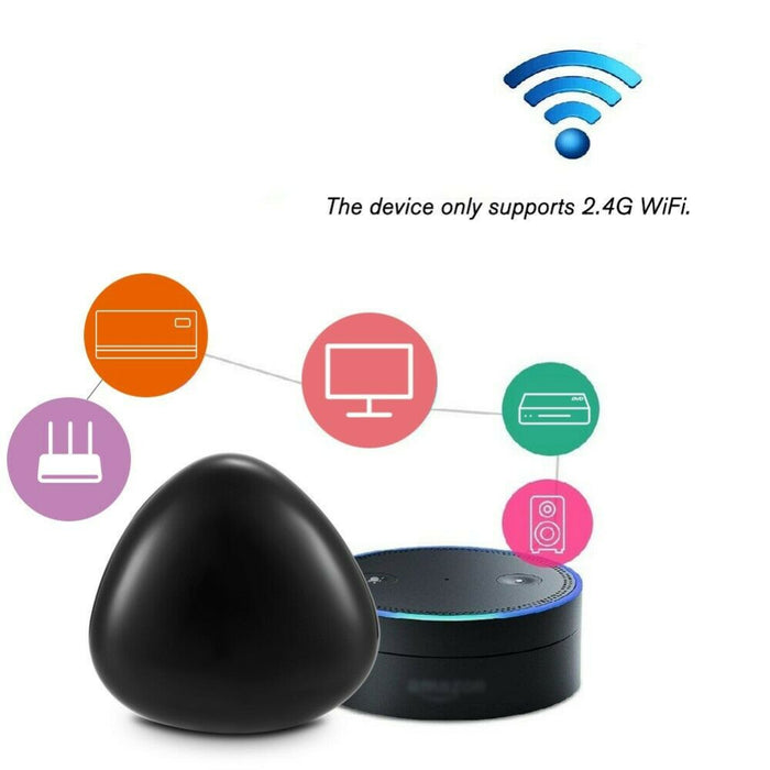Centechia A1 Mini Smart Home Automation 2.4GHz WIFI IR Remote Control with Alexa.Google Home Intelligent Universal Voice Remote Control