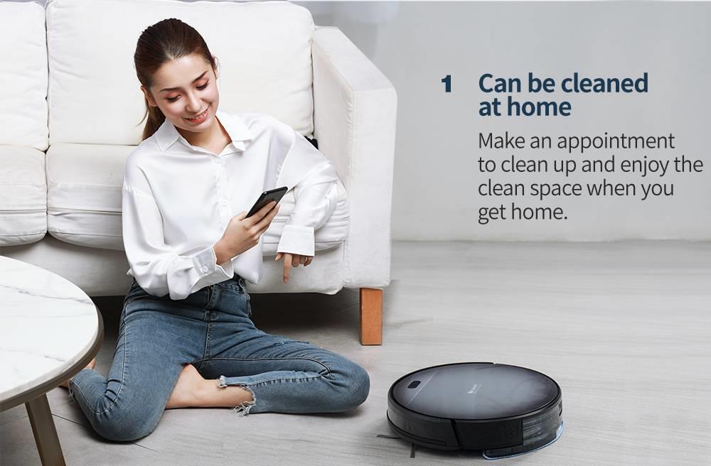 Proscenic 800T Robot Vacuum Cleaner Automatic Sweeping Dust Mopping Mobile App Remote Control Planned Robotic