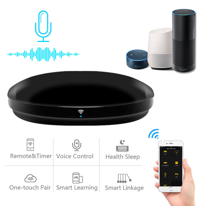 Centechia Universal IR Smart Remote Control WiFi Infrared Home Control Hub Smart Life App Works with Google Assistant Alexa Google Home