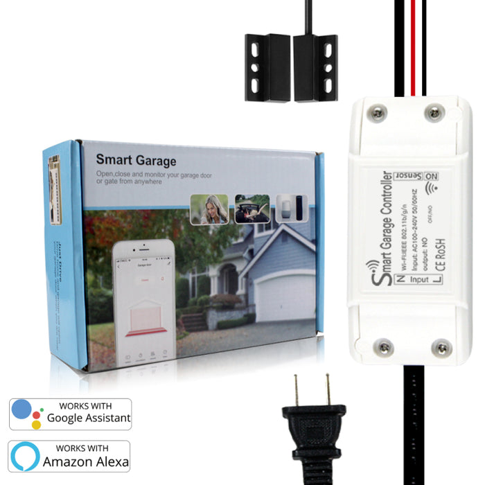 Smart garage WiFi Switch Smart Garage Door Opener Controller with Alexa Google Home and IFTT Smart Life/Tuya APP control smart Remote Control