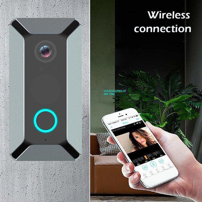 V6 Wifi Doorbell Smart Wireless 720P Video Camera Cloud Storage Door Bell Cam Waterproof Home Security House Bell Home Security