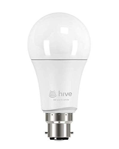 Hive Light Cool to Warm White Smart Bulb with B22 Bayonet-Works with Amazon Alexa, 9 W