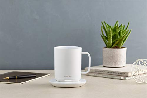  Ember Temperature Control Smart Mug, 14 oz, 1-hr Battery Life,  Black - App Controlled Heated Coffee Mug : Home & Kitchen