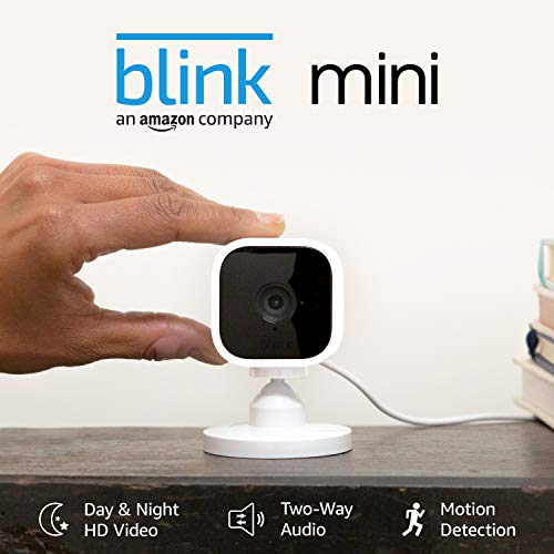 Introducing Blink Mini | Compact indoor plug-in smart security camera, 1080p HD video, motion detection, Works with Alexa | 1 Camera