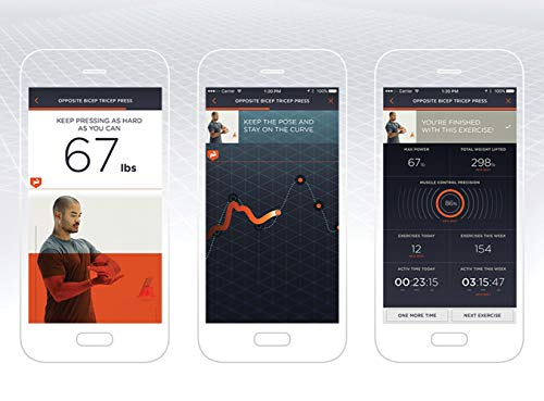 Activ5 Portable Strength Training Device and Coaching App, Black/Orange