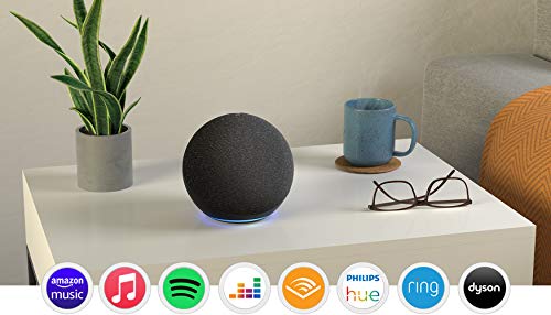 All-new Echo (4th generation) | Charcoal |+ Amazon Smart Plug, works with Alexa