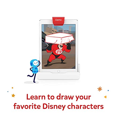 Osmo - Super Studio Learn To Draw Your Favorite Incredibles 2 Characters Game - Ages 5 - 11 - Watch Them Come to Life - for iPad and Fire Tablet (Base Required)