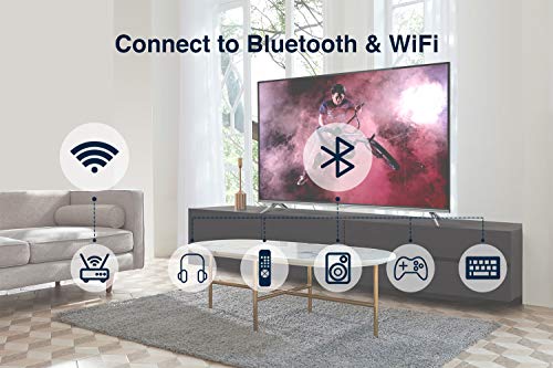 TCL 43EP658 43-Inch 4K UHD Smart Android TV with Freeview Play, Prime Video, Netflix, YouTube, HDR10, Micro Dimming, Dolby Audio, Bluetooth, WiFi, 2*HDMI, 1*USB, Slim Bezel - Black