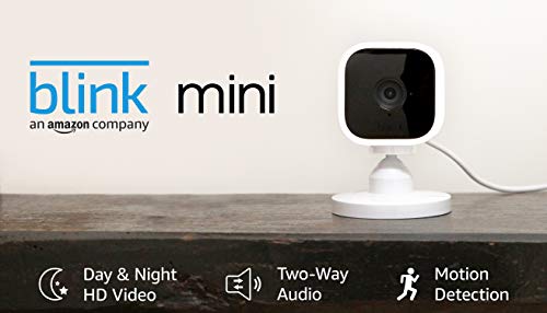 Introducing Blink Mini | Compact indoor plug-in smart security camera, 1080p HD video, motion detection, Works with Alexa | 2 Cameras