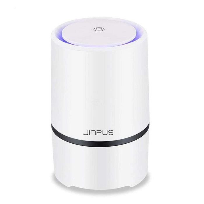 JINPUS Air Purifier Air Cleaner for home with True HEPA & Active Carbon Filter, Portable Air Purifiers, Air Ionizer Remove Dust, Pollen,Smoke, Odors with 5V 1.5M USB Cable