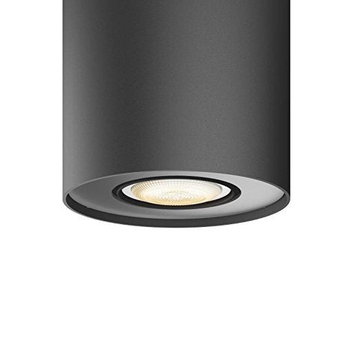 Philips hue Pillar single spotlight ext. 5633030P8 hue Pillar single spotlight ext. 5633030P8, Surfaced lighting spot, GU10, 1 bulb(s), LED, 5.5 W, Black