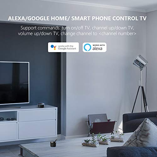 Broadlink RM4 Mini Universal IR Audio Video Remote Control, Smart Home Wi-Fi Remote Hub, Compatible with Alexa