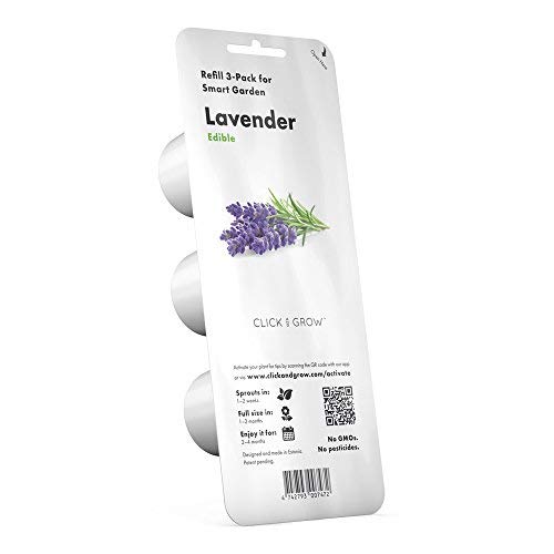 Click and Grow Smart Garden Lavender Plant Pods, 3-pack