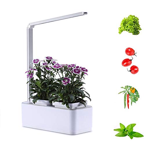 FDYD Smart Indoor Garden Hydroponic Indoor Herb Garden Kit - Multispectrum LED Desktop Growing Lamp