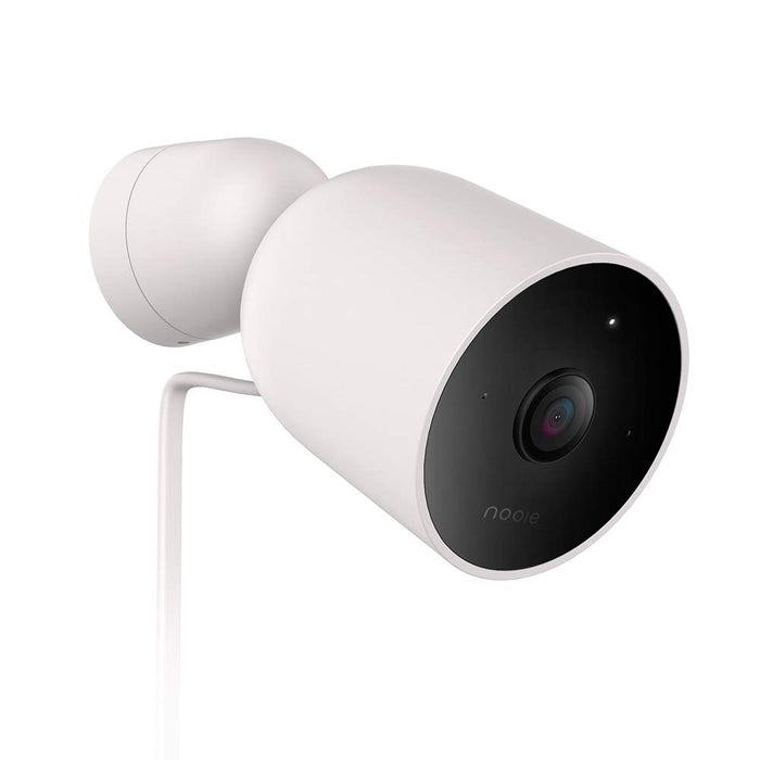 Nooie Security Outdoor Camera Weatherproof 1080P CCTV WiFi Camera Home Surveillance Bullet IP Camera with Two-Way Audio, Remote Viewing, Night Vision, Theft-Deterrent Alarm with IOS/Android