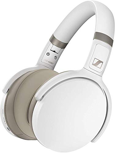 Sennheiser HD 450BT Wireless Headphones, with active noise cancellation, White