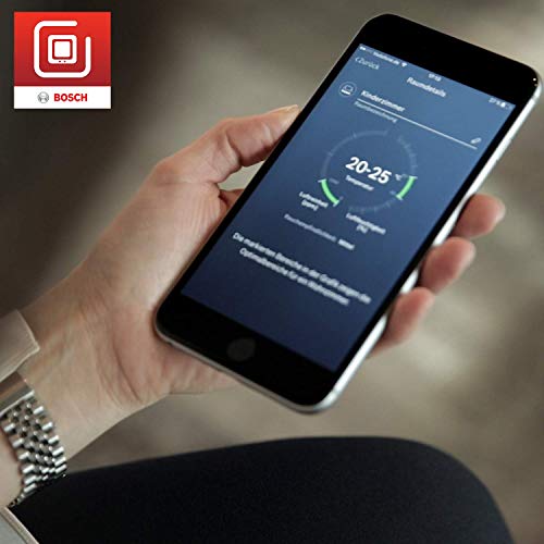 Bosch Smart Home Twinguard Smoke Detector with Air Quality Measurement System, App Connection, in Box