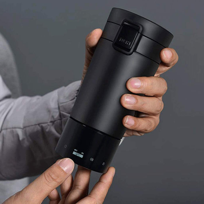 SMEJS Coffee Travel Mug - Temperature Controlled Smart Mug, App Control, Boils Water, Brews and Maintains Coffee or Tea