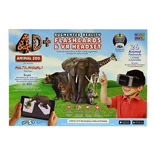 ReTrak Zoo Bundle Augmented Reality Cards with VR Headset