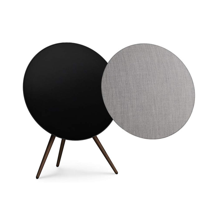 Bang & Olufsen Beoplay A9 4th Generation Speaker - Black, with Additional Light Grey Cover by Kvadrat