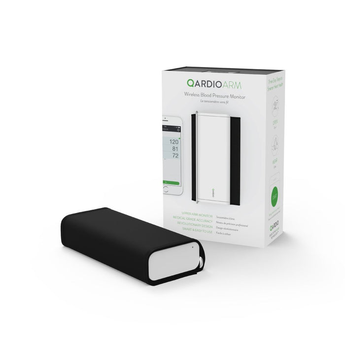 QardioArm Smart Blood Pressure Monitor: Wireless, Medically Accurate, Easy to Use, Compact Digital Upper Arm Cuff. Free App for iOS, Android, Kindle, Apple Watch. Syncs with Apple and Samsung Health