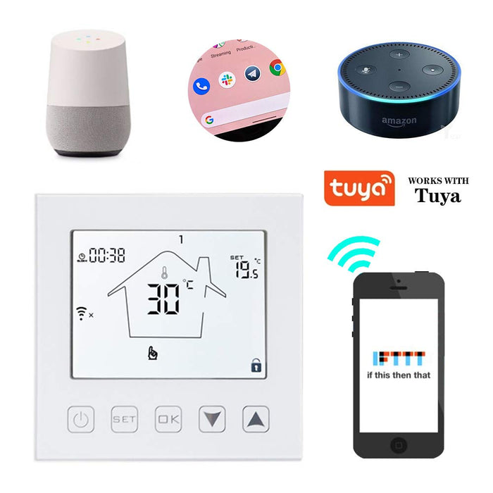 Underfloor Heating Termostato Tuya WiFi Radiant Heating Programmable  Thermostat with Alexa Google Home Support - China WiFi Thermostat, Room  Thermostat