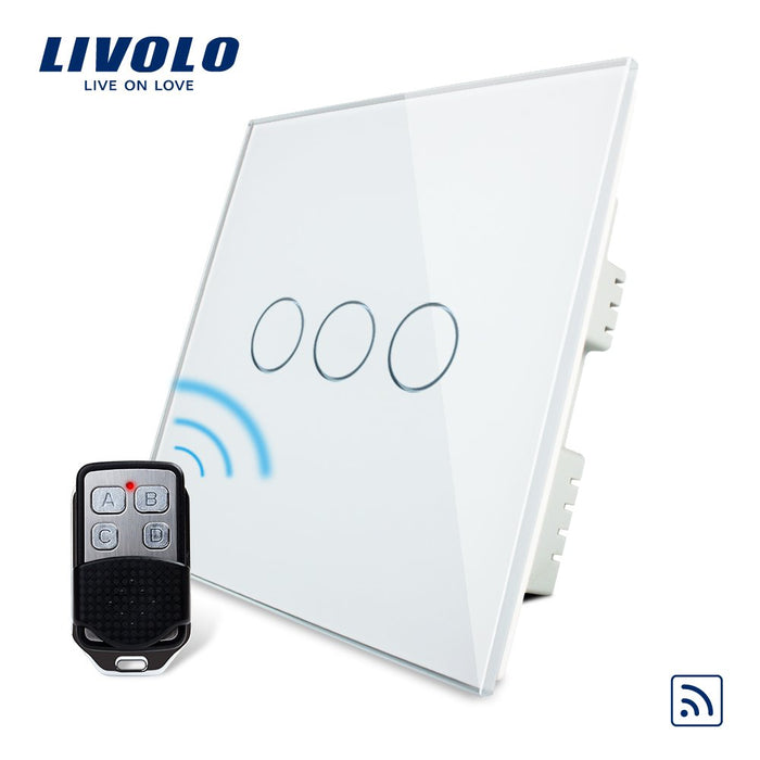 LIVOLO Smart Wireless Remote Control Light Switch White with LED Indic —  smartplaceonline