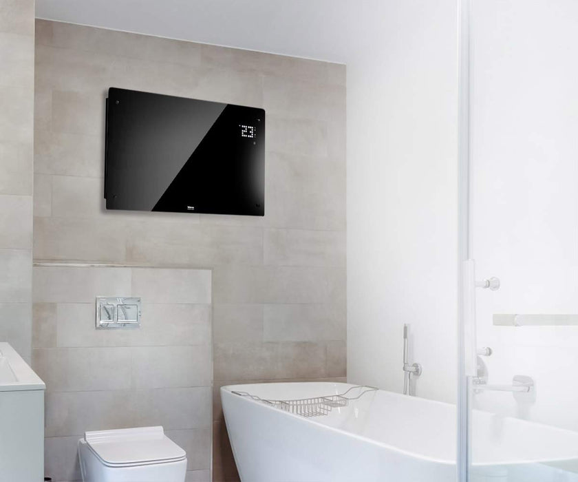 Wärme Designer WiFi Electric Wall Heater Panel Heater Radiator - Ultra Slim (8cm) - 2Kw - Programmable Digital Thermostat - Wall Mountable (Free Wall Bracket Included) - Maintenance Free