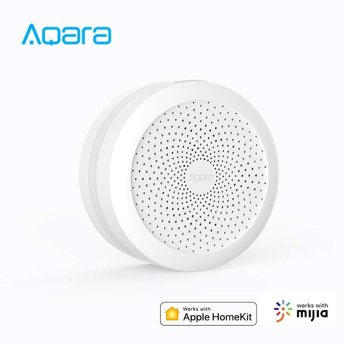 Aqara Smart Home Hub, Mihome Gateway/Smart Home Automation Hub/Smart Home Center Monitoring Control Smart Devices Compatible Zigbee with Siri Voice Control, Compatible with HomeKit MiHome Aqara APP