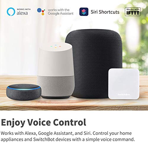 SwitchBot Hub Mini Smart Remote, IR blaster, Link to Wi-Fi, Control Air Conditioner, Compatible with Alexa, Google Home, HomePod, IFTTT