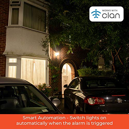 Time2 Noah Home Alarm Smart Security System, 12 piece kit - Door Sensors, Motion sensors, Keypad, Outdoor Siren – Quick setup, Easy to use App with alerts, No monthly fee - Works with Alexa & Google