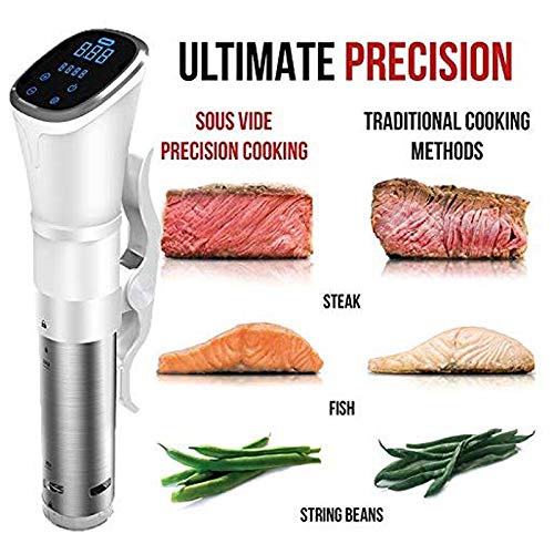 YWAWJ Precision Slow Cooker Vacuum Low Temperature Slow Burdock Cooker Cooker Immersion Powerful & Accurate App Controlled