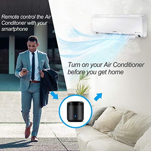 broadlink Smart Home Hub, RM Mini3 Smart Wi-Fi IR Universal Remote Control, One for All Infrared Controller - Black