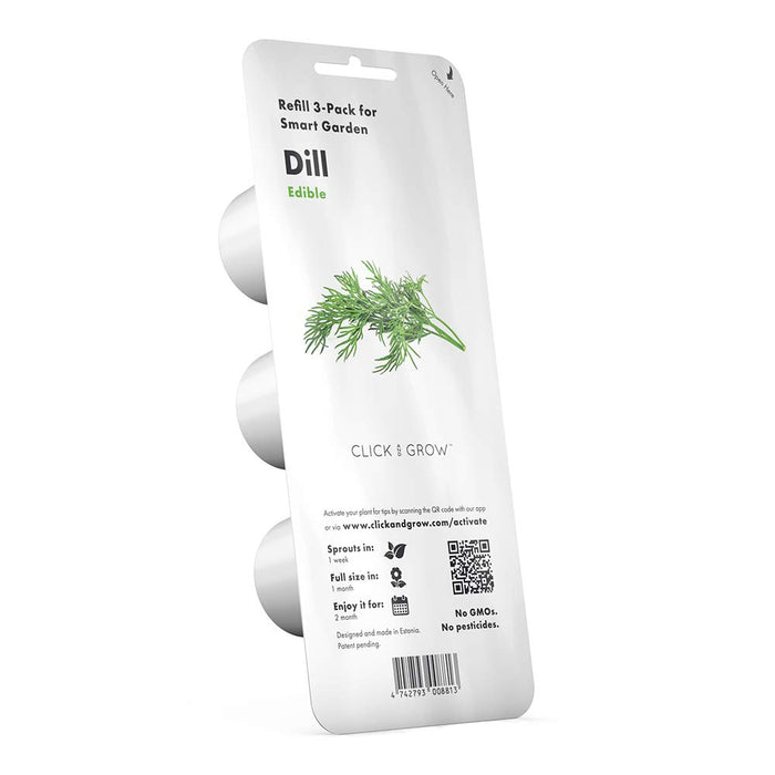 Click & Grow Dill Plant Refill 3-Pack for Click & Grow Smart Garden 3