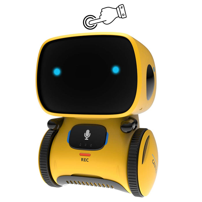 GILOBABY Smart Robot Toys for Kids Children, Boys Girls Toys for 3 Years Old Up, Gifts Intelligent Educational Robotic Toy, Voice Control&Touch Sense, Dance&Sing&Walk , Recording&Speak Like You