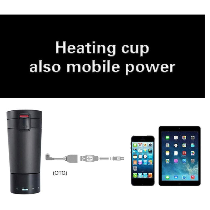 SMEJS Coffee Travel Mug - Temperature Controlled Smart Mug, App Control, Boils Water, Brews and Maintains Coffee or Tea