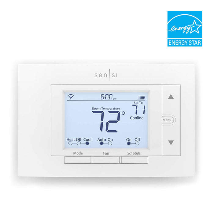 Emerson Sensi Wi-Fi Thermostat for Smart Home, ST55, DIY Version, Compatible with Alexa