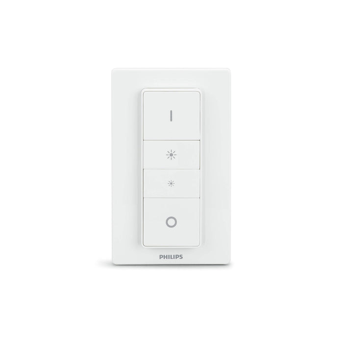 Philips 929001173761 Hue Smart Wireless Dimmer Switch (Installation-Free, Exclusive for Philips Hue Lights) - White