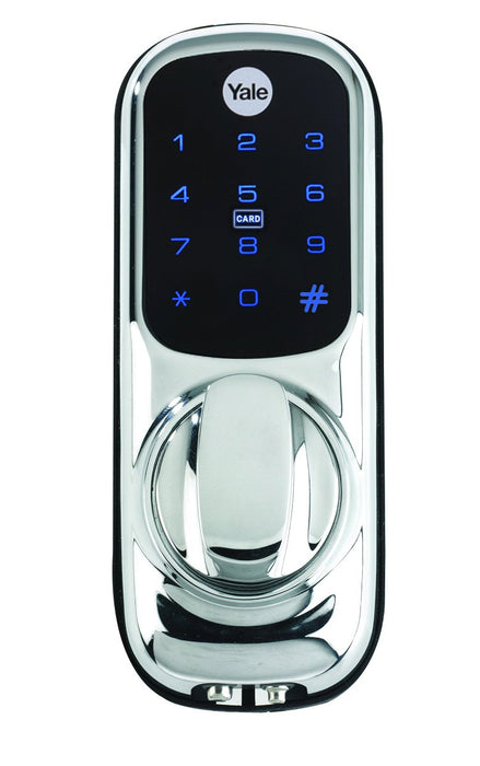 Yale Smart Living YD-01-CON-NOMOD-CH Keyless Connected Ready Smart Door Lock, Touch Keypad, works with Alexa, Chrome