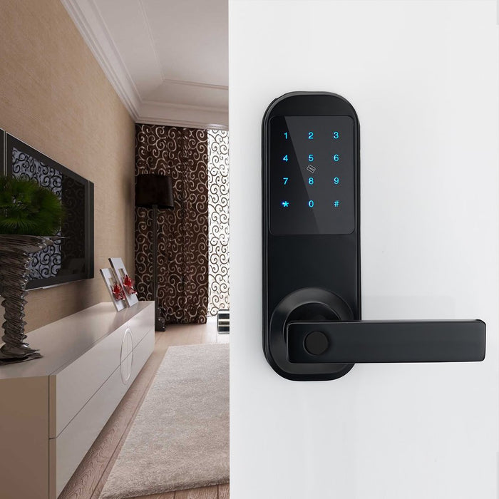 HAIFUAN Security Digital Keyless Code Door Lock, Unlock with Code Card ...