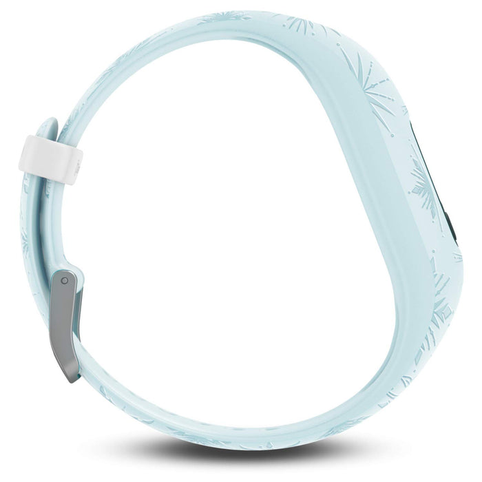 Garmin Unisex's vivofit Jr. 2-Disney Frozen 2 Elsa Fitness Activity Tracker for Kids-Adjustable Band-Pale Blue, One Size