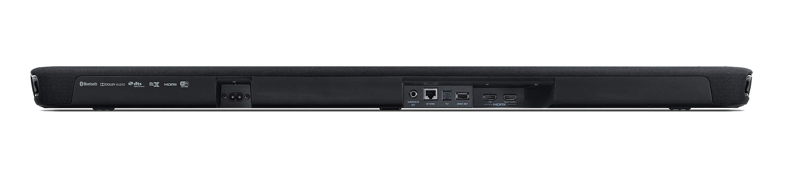 Yamaha YAS-109 Soundbar without subwoofer- TV speaker with integrated Alexa Voice Control & 3D Surround Sound, in black