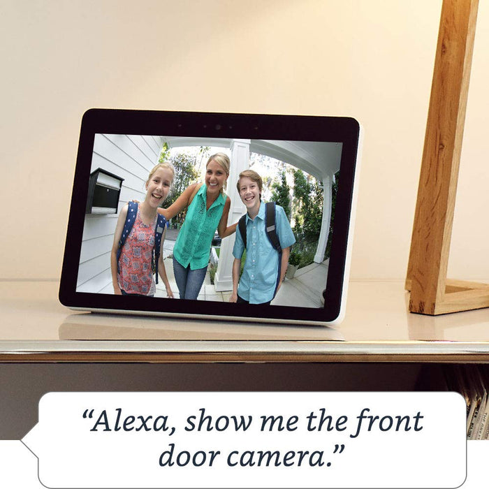 Echo Show (2nd Gen) - Premium Sound and a Vibrant 10" HD Screen - White