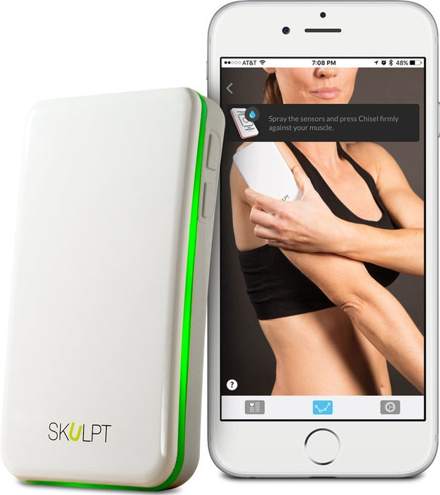 Skulpt Chisel Muscle Scanner Performance System. Identify Muscle Strengths and Weaknesses, and Know What To Work On Next. Measures Muscle Quality and Body Fat Percentage